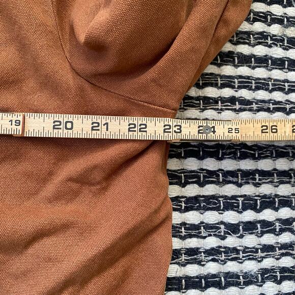 🌿Pendleton Women’s Whiskey Brown Canvas Field Pocket Button Jacket XL - Picture 7 of 8